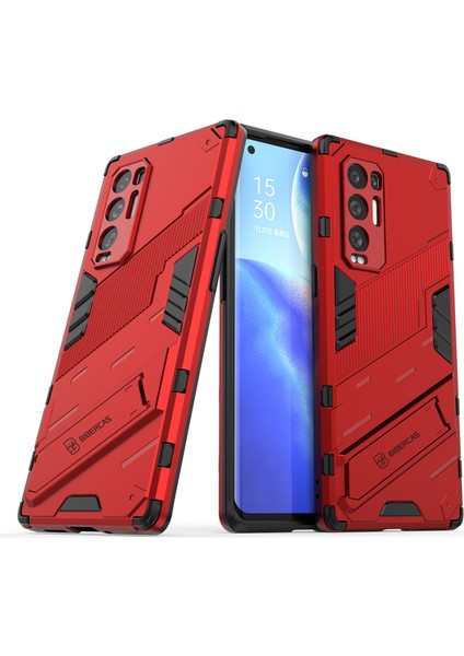 Oppo Reno5 Pro Plus Destek Standlı Darbeye Dayanıklı Telefon Kılıfı (Yurt Dışından) fiyatları
