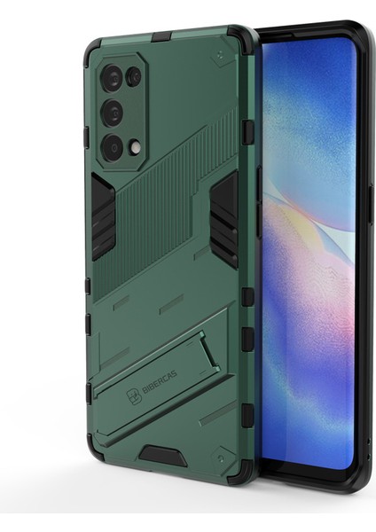 Oppo Reno 5 4g Destek Standlı Darbeye Dayanıklı Telefon Kılıfı (Yurt Dışından)