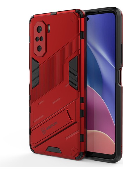 Xiaomi Redmi K40/K40 Pro Destek Standlı Darbeye Dayanıklı Telefon Kılıfı (Yurt Dışından)