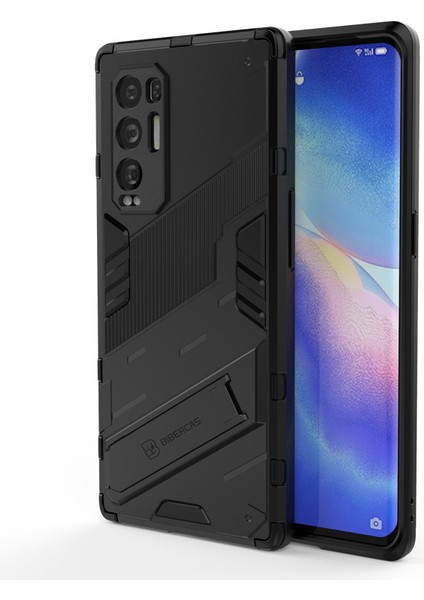 Oppo Reno5 Pro Plus Destek Standlı Darbeye Dayanıklı Telefon Kılıfı (Yurt Dışından)