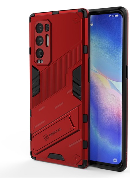 Oppo Reno5 Pro Plus Destek Standlı Darbeye Dayanıklı Telefon Kılıfı (Yurt Dışından)