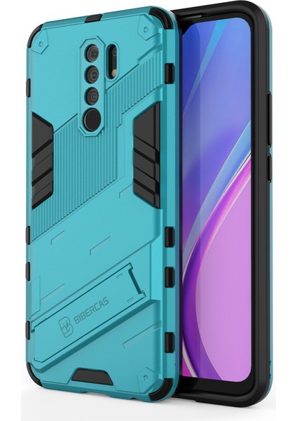 Xiaomi Redmi 9 Destek Standlı Darbeye Dayanıklı Telefon Kılıfı (Yurt Dışından)