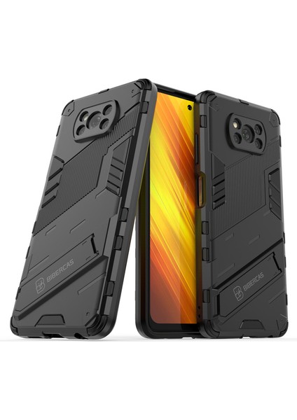 Xiaomi Poco X3 Pro Destek Standlı Darbeye Dayanıklı Telefon Kılıfı (Yurt Dışından) fiyatları