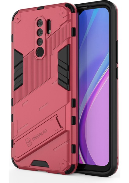 Xiaomi Redmi 9 Destek Standlı Darbeye Dayanıklı Telefon Kılıfı (Yurt Dışından)