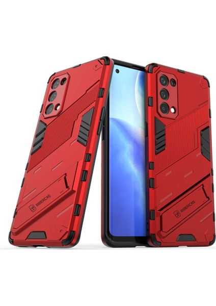 Oppo Reno 5 4g Destek Standlı Darbeye Dayanıklı Telefon Kılıfı (Yurt Dışından) fiyatları