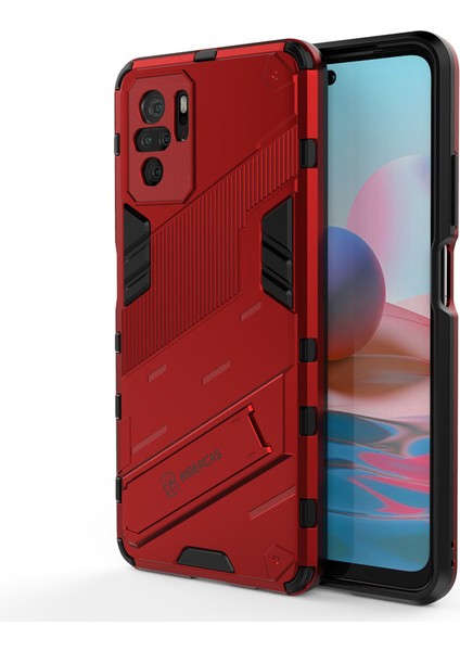 Xiaomi Redmi Note 10/note 10S Destek Standlı Darbeye Dayanıklı Telefon Kılıfı (Yurt Dışından)