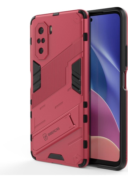Xiaomi Poco F3 Destek Standlı Darbeye Dayanıklı Telefon Kılıfı (Yurt Dışından)