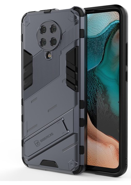 Xiaomi Poco F2 Pro Destek Standlı Darbeye Dayanıklı Telefon Kılıfı (Yurt Dışından)