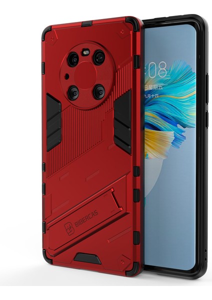 Huawei Mate 40 Destek Standlı Darbeye Dayanıklı Telefon Kılıfı (Yurt Dışından)