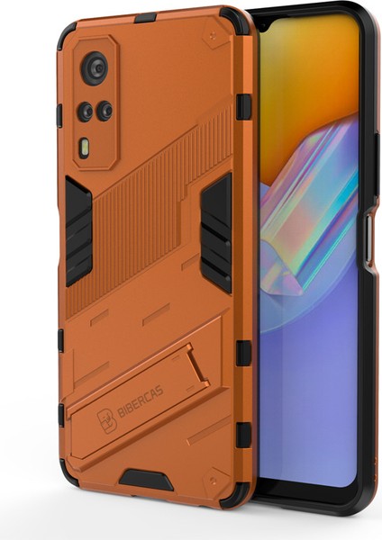 Vıvo Y51A Destek Standlı Darbeye Dayanıklı Telefon Kılıfı (Yurt Dışından)