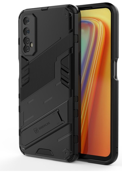 Oppo Realme 7 Destek Standlı Darbeye Dayanıklı Telefon Kılıfı (Yurt Dışından)