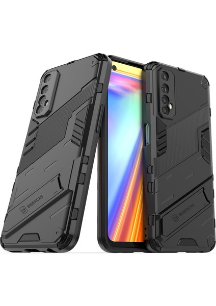 Oppo Realme 7 Destek Standlı Darbeye Dayanıklı Telefon Kılıfı (Yurt Dışından) fiyatları