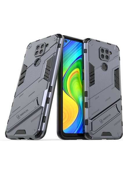 Xiaomi Redmi Note 9 4g Destek Standlı Darbeye Dayanıklı Telefon Kılıfı (Yurt Dışından) fiyatları