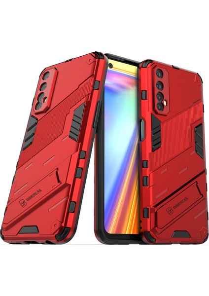 Oppo Realme 7 Destek Standlı Darbeye Dayanıklı Telefon Kılıfı (Yurt Dışından) fiyatları