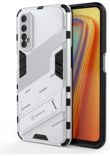 Oppo Realme 7 Destek Standlı Darbeye Dayanıklı Telefon Kılıfı (Yurt Dışından)