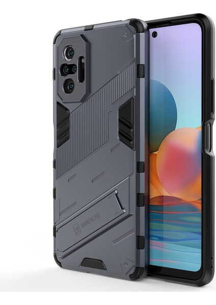 Xiaomi Redmi Note 10 Pro Destek Standlı Darbeye Dayanıklı Telefon Kılıfı (Yurt Dışından)