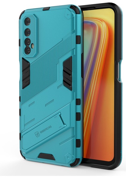 Oppo Realme 7 Destek Standlı Darbeye Dayanıklı Telefon Kılıfı (Yurt Dışından)
