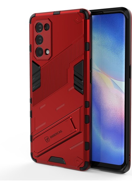 Oppo Reno 5 4g Destek Standlı Darbeye Dayanıklı Telefon Kılıfı (Yurt Dışından)