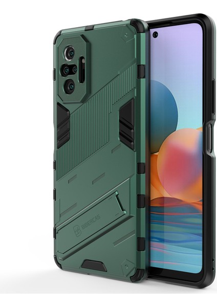 Xiaomi Redmi Note 10 Pro Destek Standlı Darbeye Dayanıklı Telefon Kılıfı (Yurt Dışından)