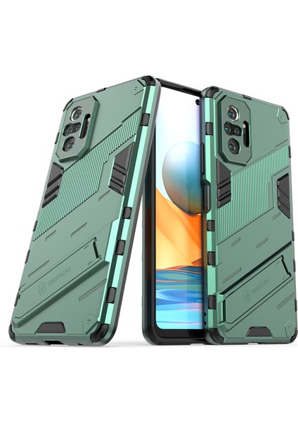 Xiaomi Redmi Note 10 Pro Destek Standlı Darbeye Dayanıklı Telefon Kılıfı (Yurt Dışından)