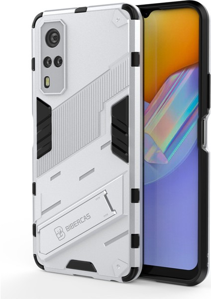 Vıvo Y51 2020 Destek Standlı Darbeye Dayanıklı Telefon Kılıfı (Yurt Dışından)