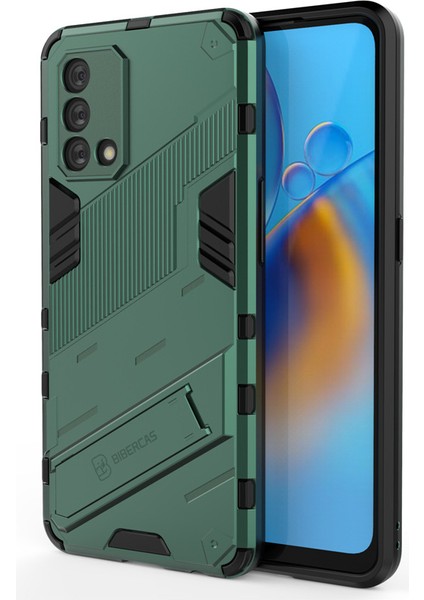 Oppo A74 4g Destek Standlı Darbeye Dayanıklı Telefon Kılıfı (Yurt Dışından)