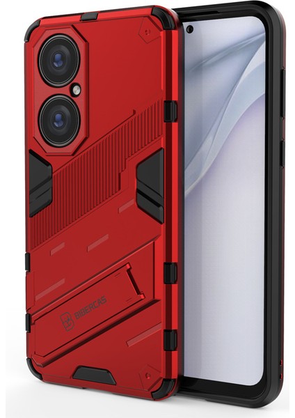 Huawei P50 Pro Destek Standlı Darbeye Dayanıklı Telefon Kılıfı (Yurt Dışından)