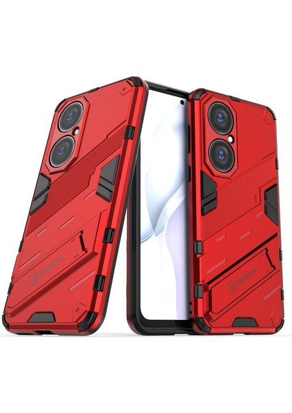 Huawei P50 Pro Destek Standlı Darbeye Dayanıklı Telefon Kılıfı (Yurt Dışından)