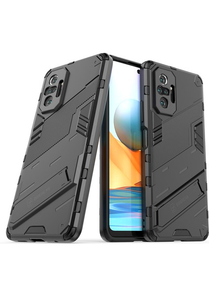 Xiaomi Redmi Note 10 Pro Destek Standlı Darbeye Dayanıklı Telefon Kılıfı (Yurt Dışından)