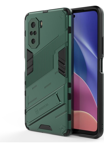 Xiaomi Poco F3 Destek Standlı Darbeye Dayanıklı Telefon Kılıfı (Yurt Dışından)