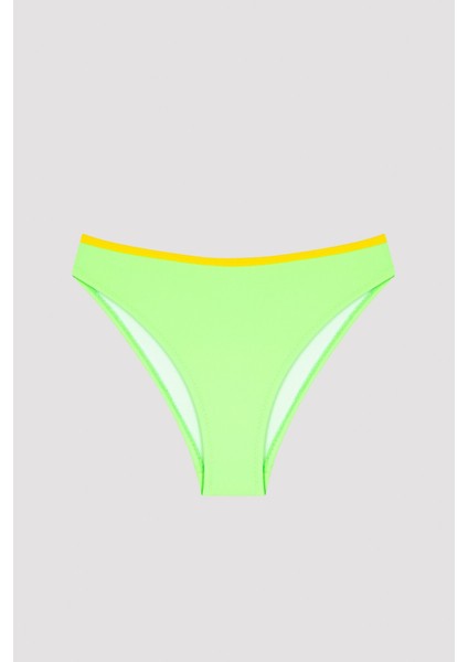 Çok Renkli Kız Çocuk Colorful Frill Triangle Bikini Set