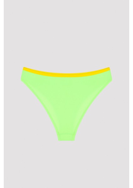 Çok Renkli Kız Çocuk Colorful Frill Triangle Bikini Set