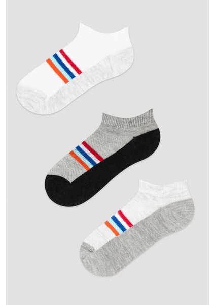 Erkek Çocuk Sportive Basic 3lü Patik Çorap