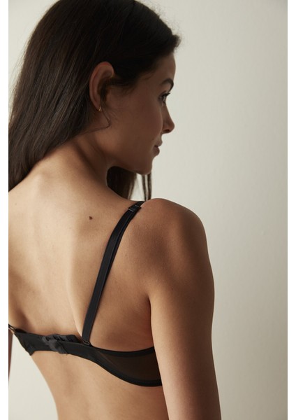 Pleasure Dantelli Siyah Sütyen fırsatları