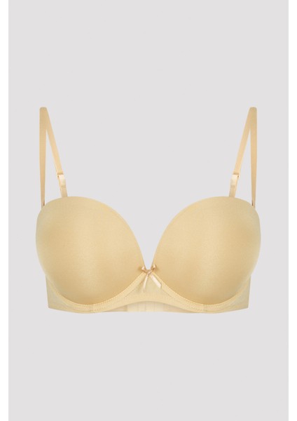 Wow Straplez Push Up Dolgulu Sütyen