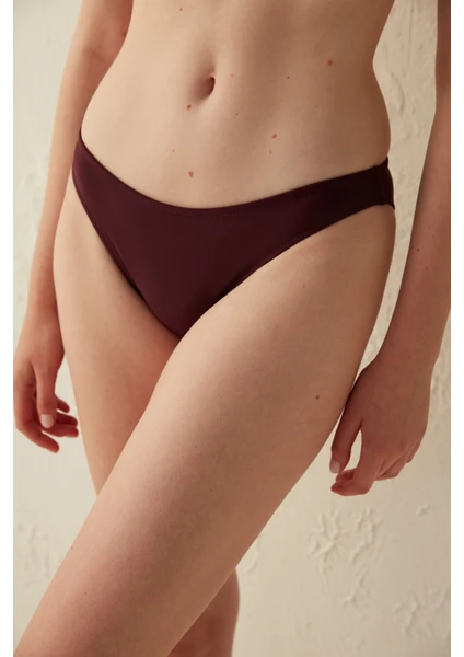 Basic Slip Kahverengi Bikini Altı