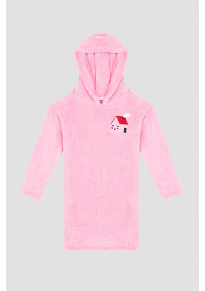 Pembe Kız Çocuk Home Sweatshirt