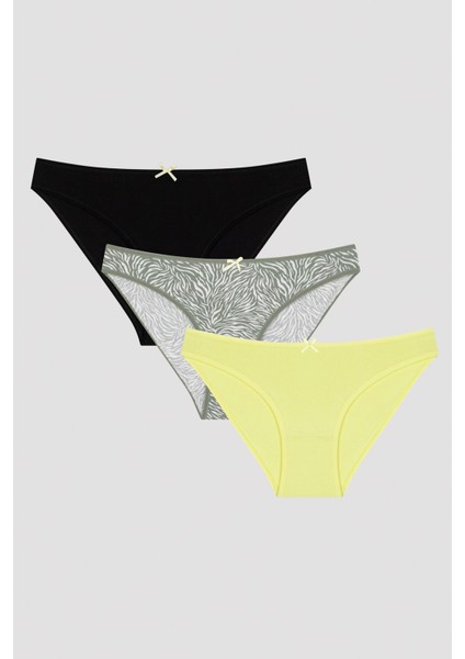 Zebra 3lü Slip Külot