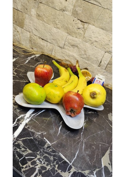 Mermer Yıldız Sunum Tabağı 28CM Büyük Boy fiyatları