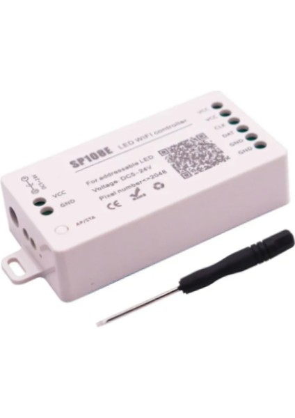SP108E Adreslenebilir WS2811-WS2812 Şerit LED Pixel Argb Wifi Kontrol Cihazı 5-24V