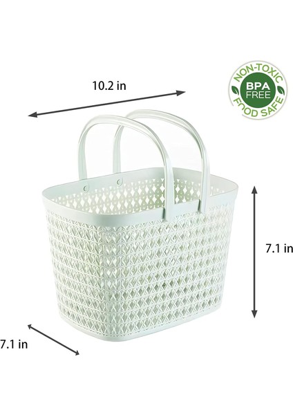 Plastik Duş Rafı, Banyo, Mutfak, Yurt, Organizatör Için Taşınabilir Depolama Sepeti (Yurt Dışından)