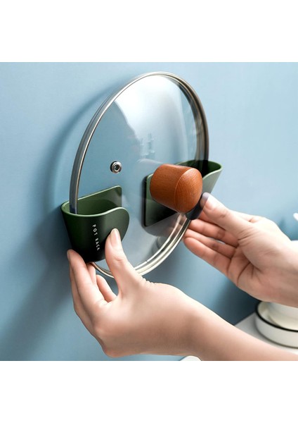 Tava Rafı Tencere Kapağı Yapışkanlı Kanca Raf 5 Çift Duvara Montaj Yerden Tasarruf Sağlayan Depolama Organizatör Kendinden Yapışkanlı Tencere Tutucu Seti Mutfak Dolabı Rafı (Yurt Dışından) fiyatları