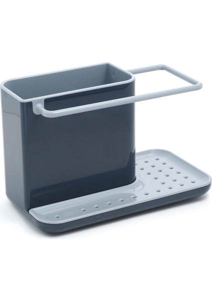 Lavabo Saklama Yeri, Sünger Tutucu, Kazıyıcı, Fırça, Bulaşık Deterjanı, Bulaşık Bezi, Küçük Model - Koyu Gri (Yurt Dışından)