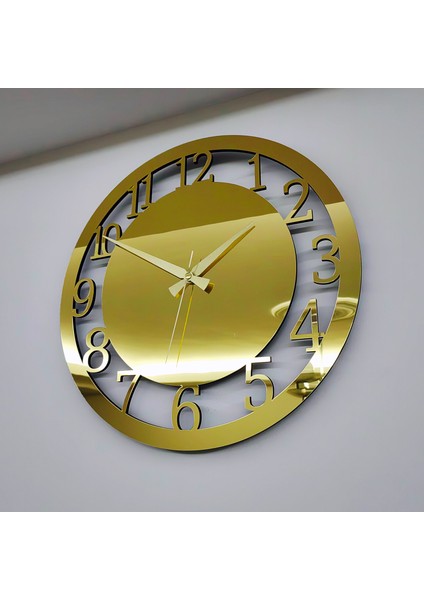 Dekoratif Gold Aynalı Duvar Saati modelleri