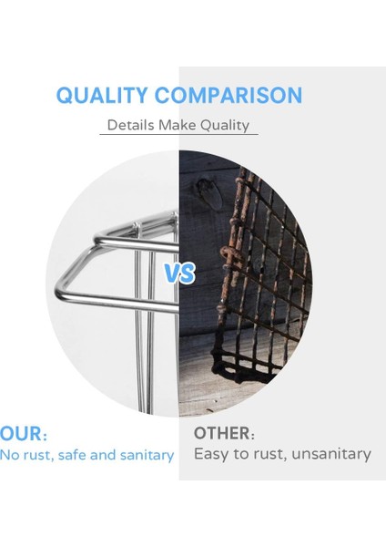 Bogeer 2'si 1 Arada Mutfak Drenaj Rafı Sondaj Yok Paslanmaz Çelik Mutfak Sünger Tutucu (02) (Yurt Dışından)