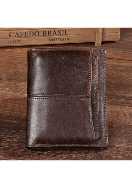Cüzdanlar Erkek Rfıd Engellemeli Ince Cüzdan, 10 Kredi Kartı, 2 Fatura Yuvası, Kimlik Penceresi ve Para Cebi Minimalist Cüzdan (Yurt Dışından)