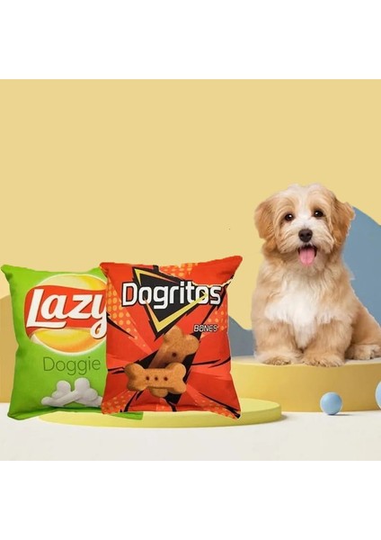 Cips Dayanıklı Sesli Köpek Oyuncağı  Dogritos  1 Adet