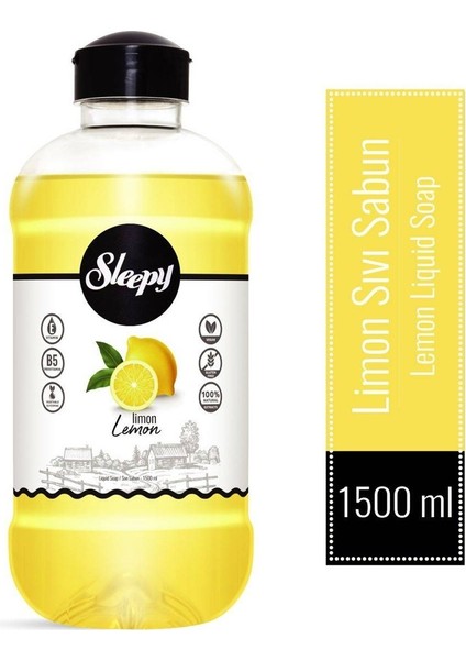 Sıvı Sabun 1500ml Lemon/Limon (12 Li Set)