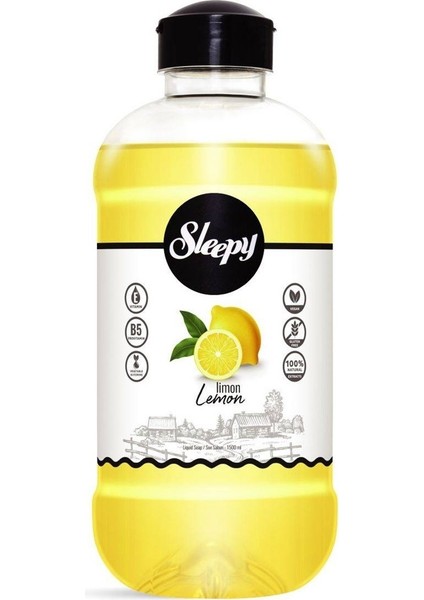 Sıvı Sabun 1500ml Lemon/Limon (12 Li Set)