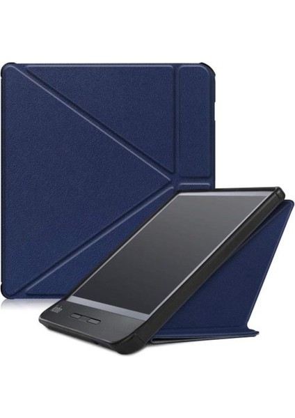 Kobo Libra H2O Renk Mavi Için Standlı Çanta (Yurt Dışından)